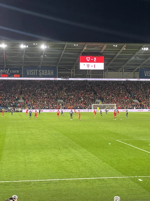 Wales 2 v Croatia 1