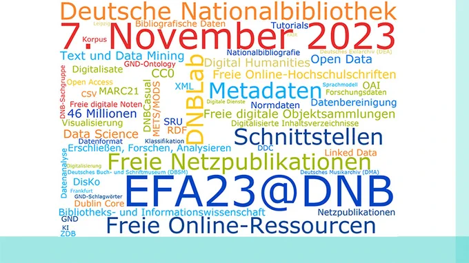 Wortwolke mit Begriffen rund um Daten, Metadaten, digitale Objektsammlungen, Open Data