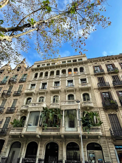 Barcelona buildings.