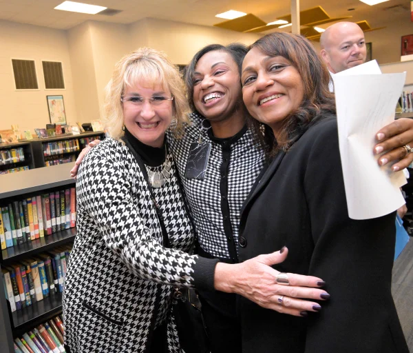 MNPS school principals Polly Cauthen, Chara Rand and Sharada Deaton.
