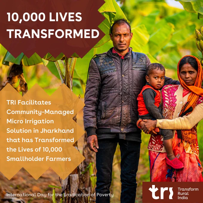 ⭐️ Celebrating 5 years of success! Jharkhand's Micro Irrigation Scheme reached 9800 smallholder farmers, irrigating 9600 acres, turning fallow lands fertile with cropping intensity soaring by 200-250%, resulting in reduced migration.

Join us in applauding the program's impact on food, nutrition security, and household incomes! 👏🌾

#ImpactfulResults #FarmersSuccess #SustainableDevelopment #DevelopmentSolutions #TransformingIndia 