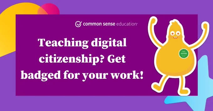 Common Sense Recognition Program promo card