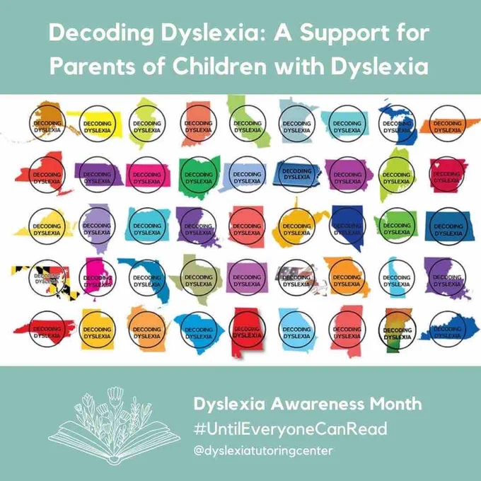 “Decoding Dyslexia is a network of parent-led grassroots movements across the country concerned with the limited access to educational interventions for dyslexia within the public education system. Decoding Dyslexia aims to raise dyslexia awareness, empower families to support their children and inform policy-makers on best practices to identify, remediate and support students with dyslexia.”
Source: https://dyslexiaida.org/decoding-dyslexia/ 

via @dyslexiatutoringcenter