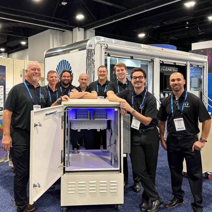 Clearfield team in booth 1139 at Cable-Tec Expo