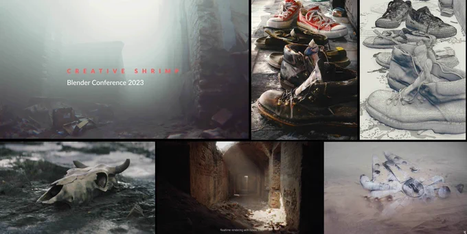 photoscanned art demo-reel of Creative Shrimp and Gleb Aliaksandrau
