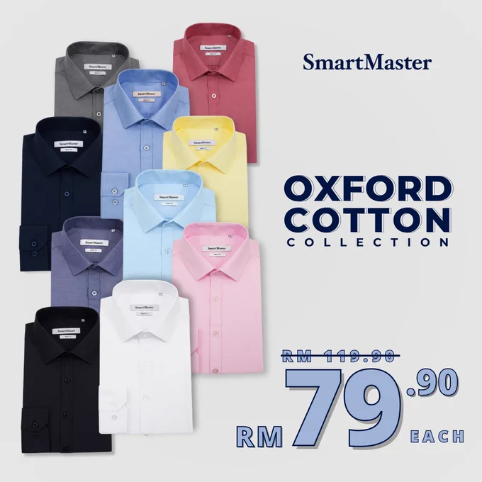 SmartMaster Oxford Cotton Slim Fit Shirt