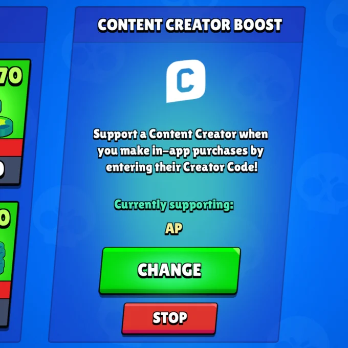 Using a Creator Code in the Shop while making any purchases the creator will get a percentage of the revenue generated from purchase! So be sure to use Code: AP for supporting my work❤🎉