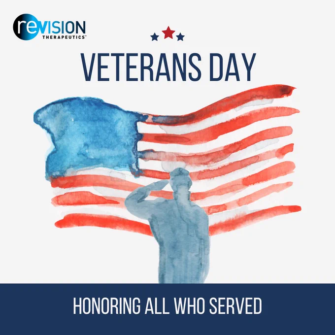 On a white background is a watercolor of the American flag and a service member saluting in front of the flag. The text says, “Veterans Day. Honoring All Who Served.”