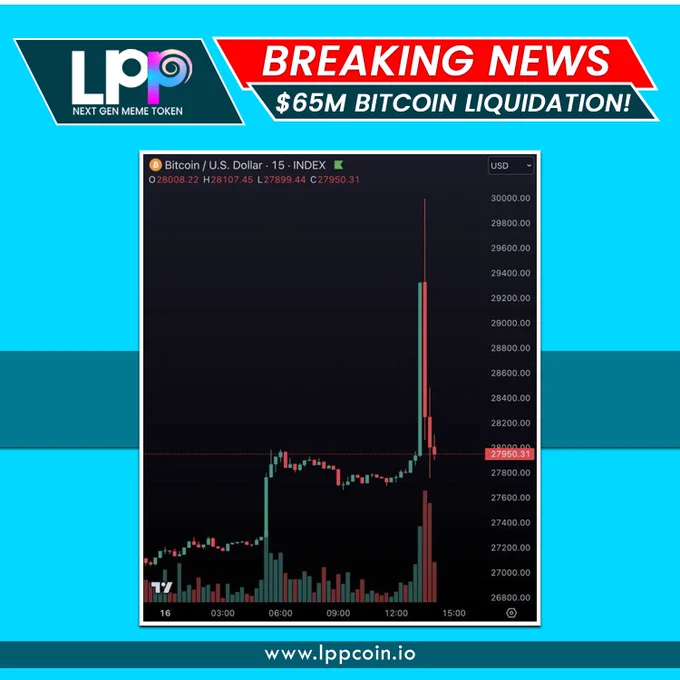 🚨 LPP Coin Alert: Stay Sharp! 📉

False reports triggered a $65 million Bitcoin liquidation in minutes. Double-check news, stay cautious, and trade wisely. 💡💰 #LPPCOIN 🚀