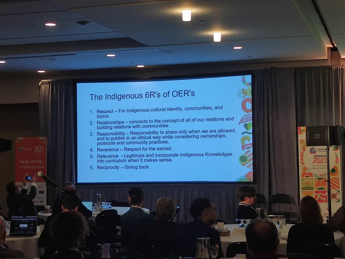 The indigenous 6Rs of OER´s