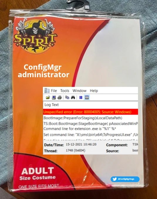 Unspecified error 80004005