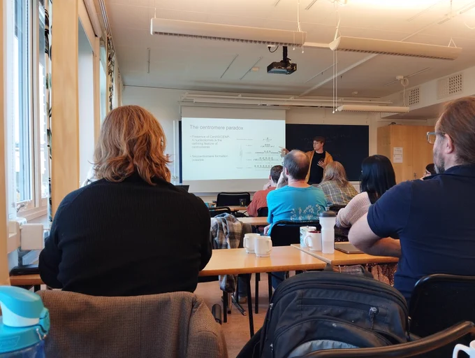 Ivar Westerberg talking about fungal chromosomes, RIP and Podospora. 