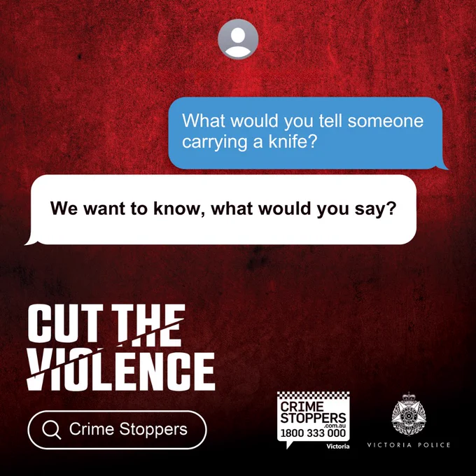 💬 What would you say? 

'Cut the Violence', a #KnifeCrime #prevention campaign created in consultation with secondary school students, incorporates real opinions, quotes and stories of knife carrying.
 
More information: https://bit.ly/CutTheViolence 