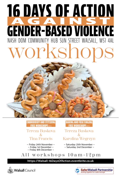 Image shows poster, full line-up of events can be found online via Eventbrite.