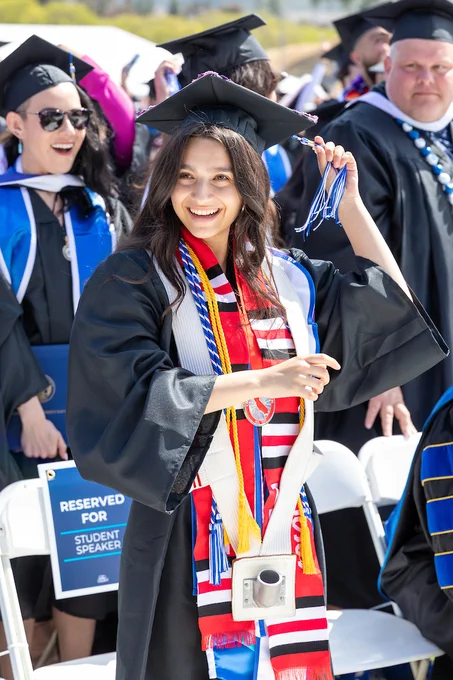 CSUSM Grad smiling
