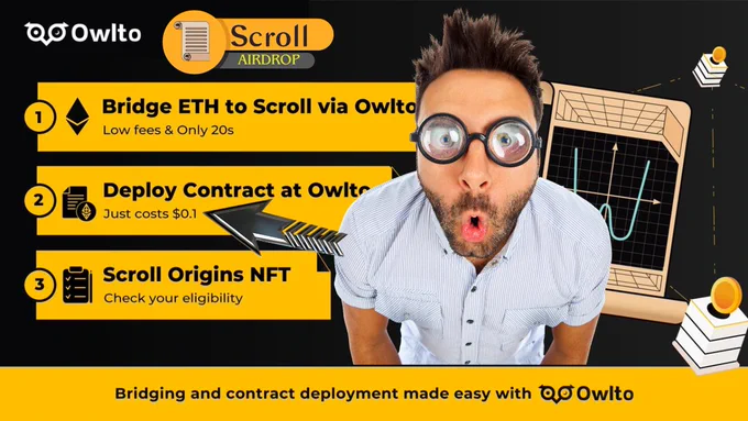 😱😱 Big news! Get your #Scroll #Airdrop Origins NFT now! 

