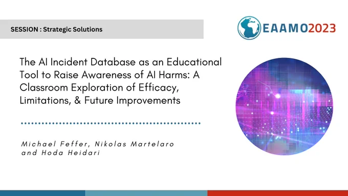 The AI Incident Database as an Educational Tool to Raise Awareness of AI Harms: A Classroom Exploration of Efficacy, Limitations, & Future Improvements