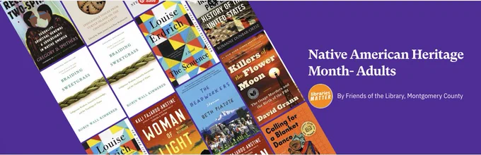 Image of Native American Heritage Month titles