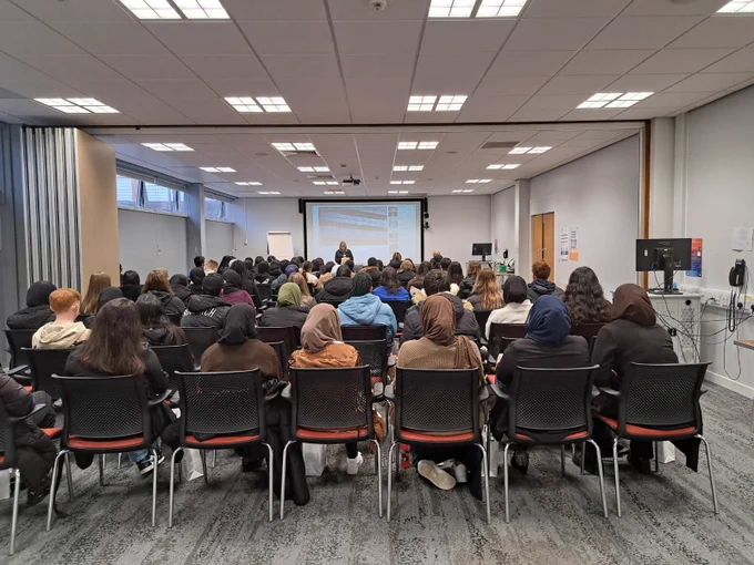 Wow over 75 young people attended our welcome to introduce the event 
