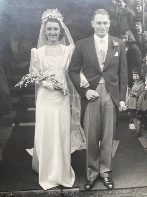 Wedding of Maria Thereza de Rio Branco and Ronald Turnbull. May 1940. Photo credit: Private collection.