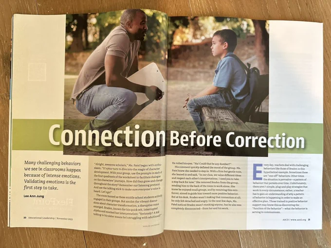 First two pages of the new article from an open EL Magazine.
