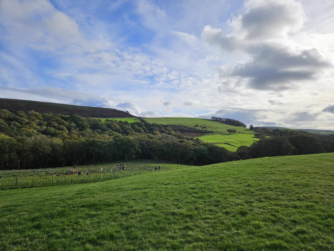 Hills above Neath.
