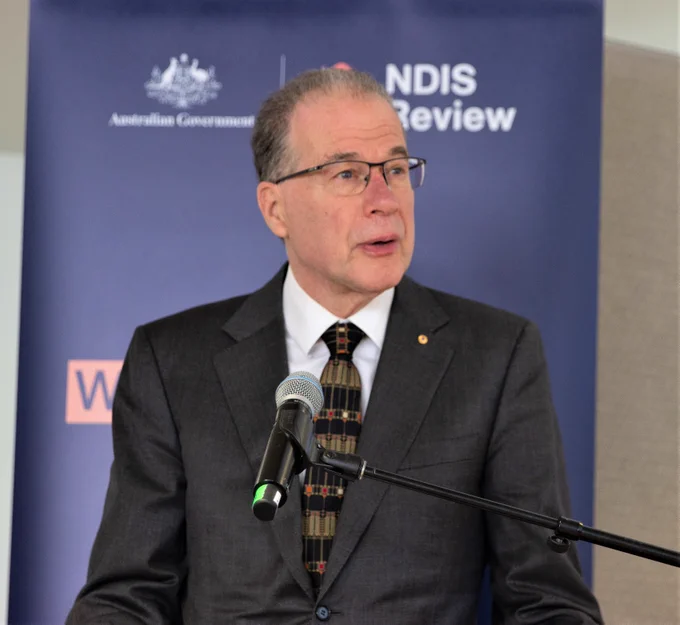 Bruce Bonyhady speaking about the 10 reform areas for the future of the NDIS at the Geelong Community event