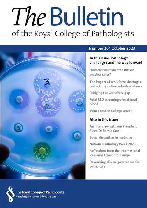 Cover of The Bulletin October 2023 issue.