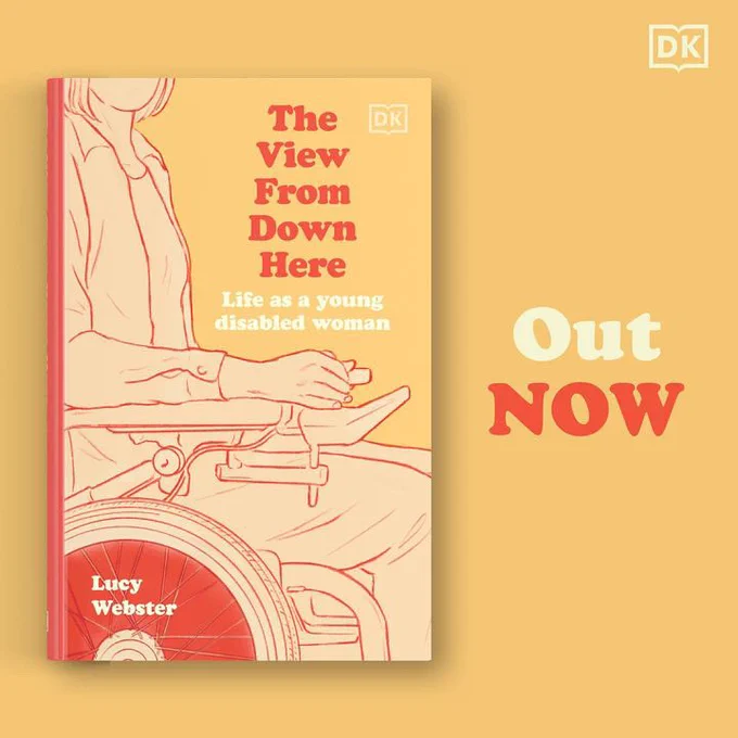 The view from down here life as a young disabled woman out now by Lucy Webster promo image