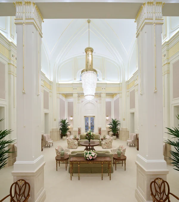 Celestial room in the Orem Utah Temple.