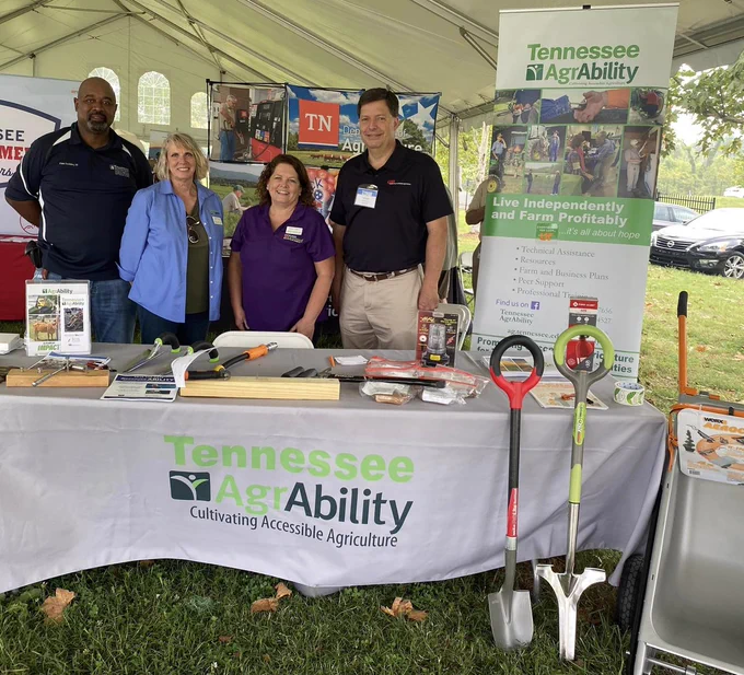  Finis Stribling (TN State University Extension) Joetta T. White, Eileen Legault, and Troy Dugger (University of TN Extension).