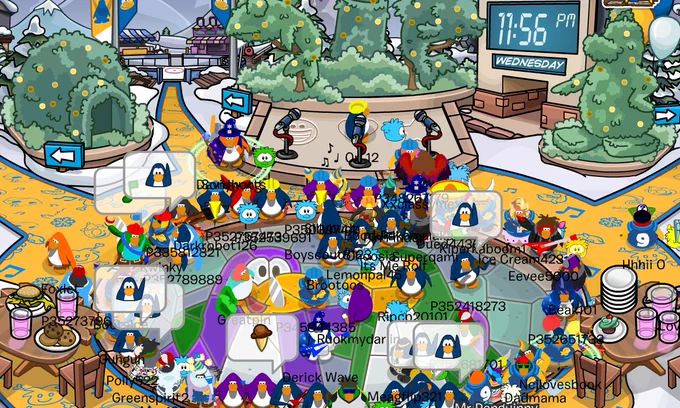 My last photo of Club Penguin