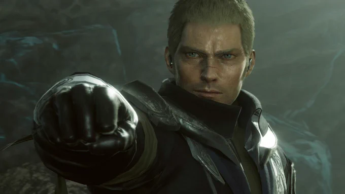 Jack Garland from Stranger of Paradise Final Fantasy Origin proffers his fist so that you may bump it.