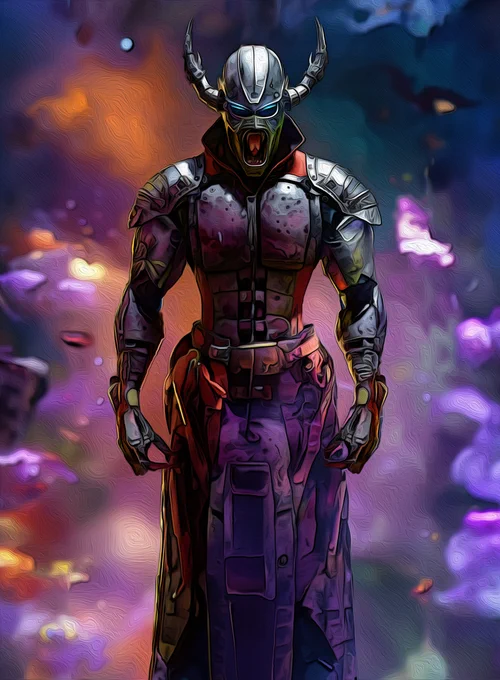 Technological warrior of the Great Serpent cult