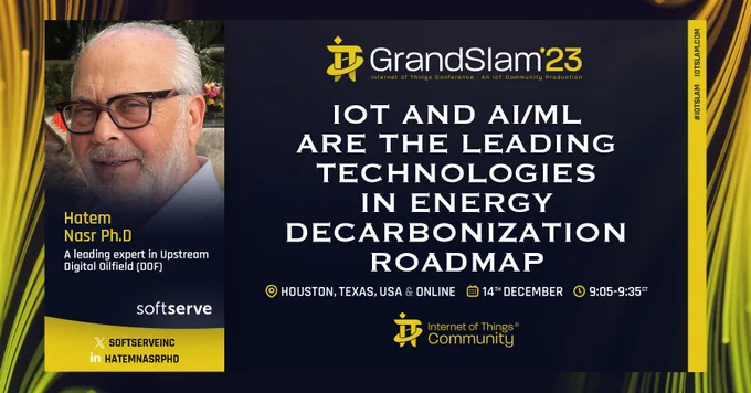 The Energy industry is a significant contributor of GHG (Green House Gases) emissions. The industry has made serious commitments towards achieving Net Zero goal by 2050 by launching major Decarbonization initiatives. Decarbonization involves GHG emissions detection, quantification, capture, transformation and sequestration. The first order of business is monitoring and quantification of GHG especially Methane which is 85% more potent than CO2. IoT and AI are now the leading technologies in this Decarbonization effort. At Softserve, we have a major initiative, MethaneX, that is focused on Methane and other GHG emissions detected from a wide range of IoTs: aerial systems like satellites and drones, hand-held optical gas imaging (OGI), and permanent imaging and gas sniffer systems. We are partnering with many IoT companies and developing solutions for data management, modeling and AI/ML solutions to accurately quantify emission from IoTs, fuse data from multiple IoTs.