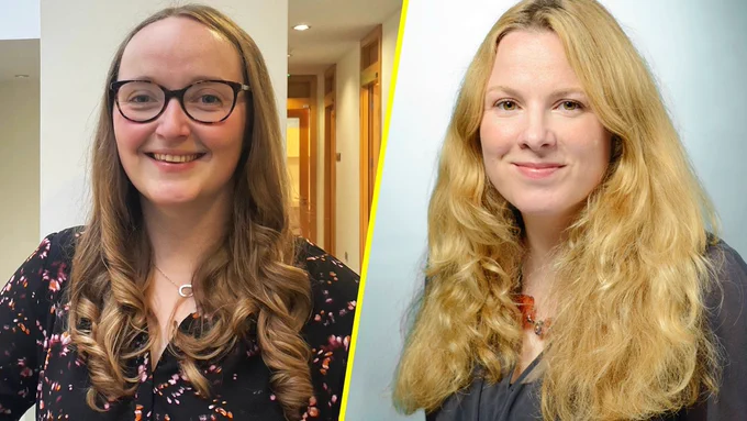 Photo: Assistant Professor Claire Harnett / Professor Emma Teeling

