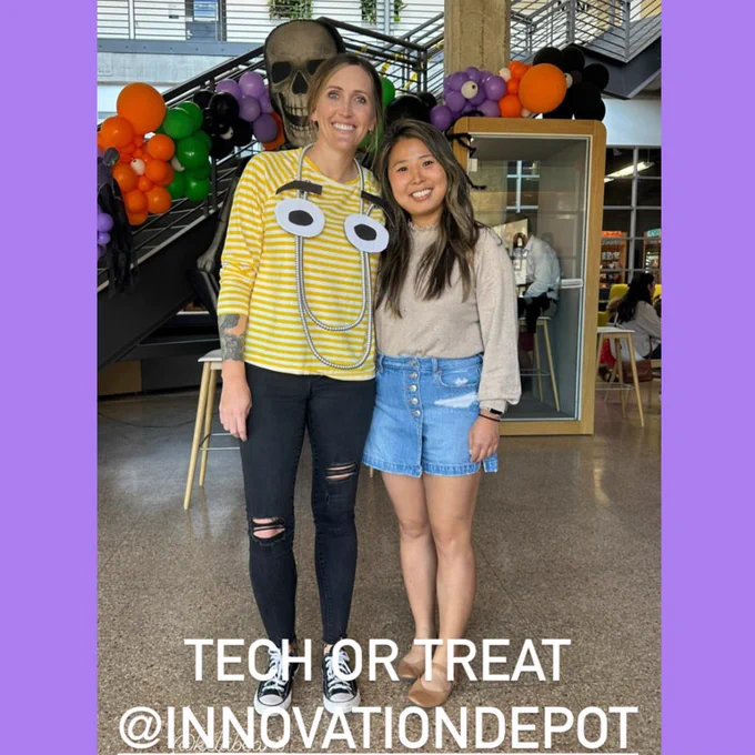 Kelli (co-founder of Lunarlab) and one of our designers Min Sun Lee! 