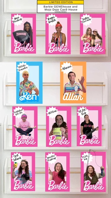 Pitt GC students as genetic barbies