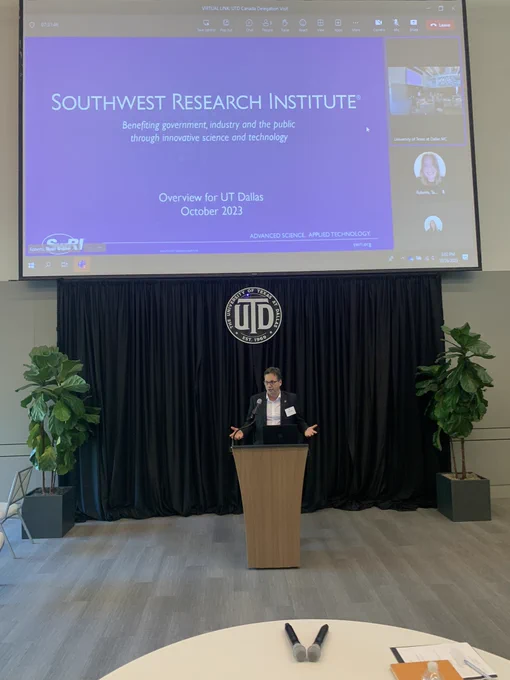 Blair Patacairk UOttawa presenting @ut_dallas