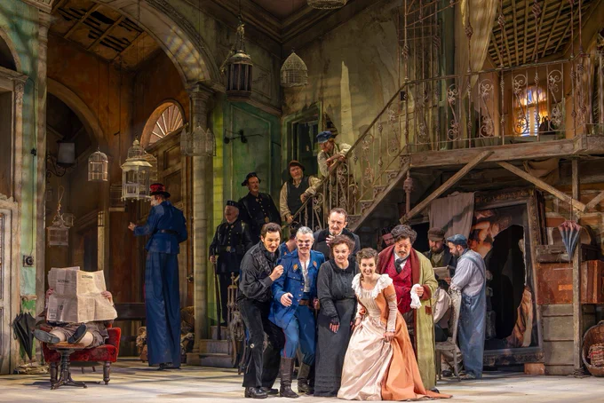 A scene from Scottish Opera's The Barber of Seville - James Glossop
