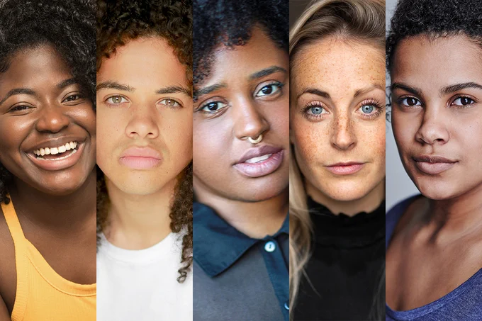 Headshots of Charis Alexandra, Lawrence Hodgson-Mullings, Elliotte Williams N’Dure, Philippa Hogg, and Robyn Sinclair