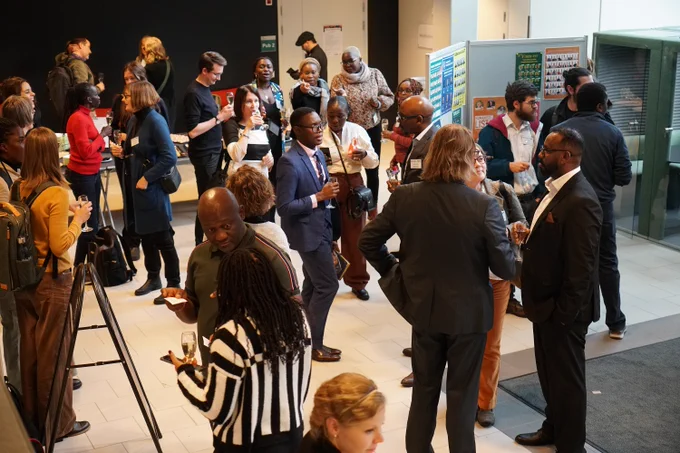 Event participants mingling