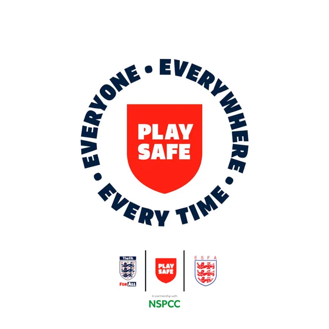 WE'RE BACKING PLAY SAFE - EVERYWHERE - EVERY TIME - EVERYONE