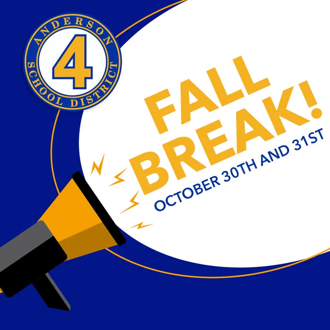 Fall Break Oct 30 and 31