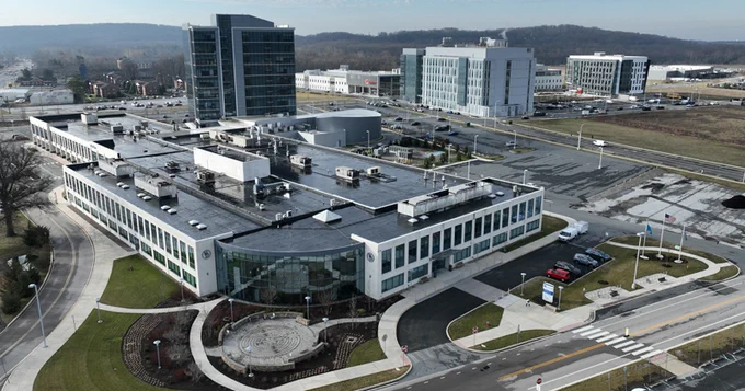 An aerial view of the University of Delaware's Science Technology and Advanced Research (STAR) Campus.