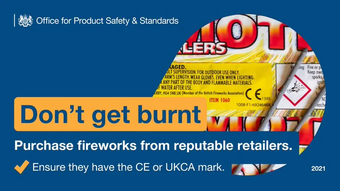 Firework Safety Graphic