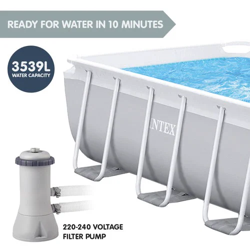 Swim and splash in your own backyard with the Intex Prism Frame 3m x 1.75m Above Ground Swimming Pool.
 
https://leisuretek.com.au/products/intex-26784au-above-ground-swimming-pool-rectangular-3-00m-x-1-75m
 
#intex #pool #swimmingpool #aboveground #rectangularpool #leisuretekproducts #shoponline #leisuretek