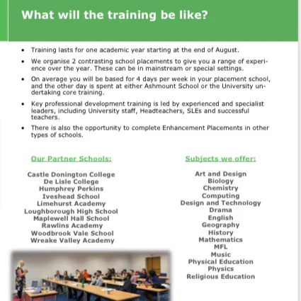 Secondary Provider Led School based information