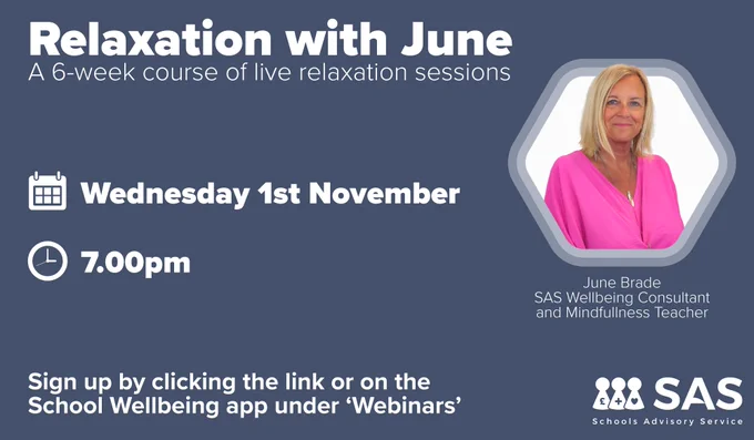 Relaxation with June live webinars