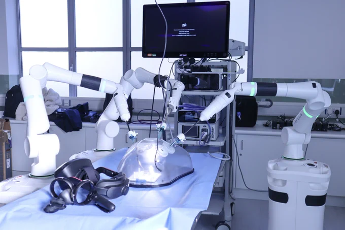 Some of our innovative new robotic surgery technology.